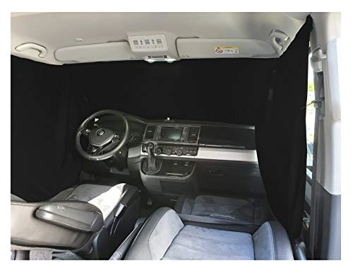 Driver's Cab Curtains - Black 2-Pack