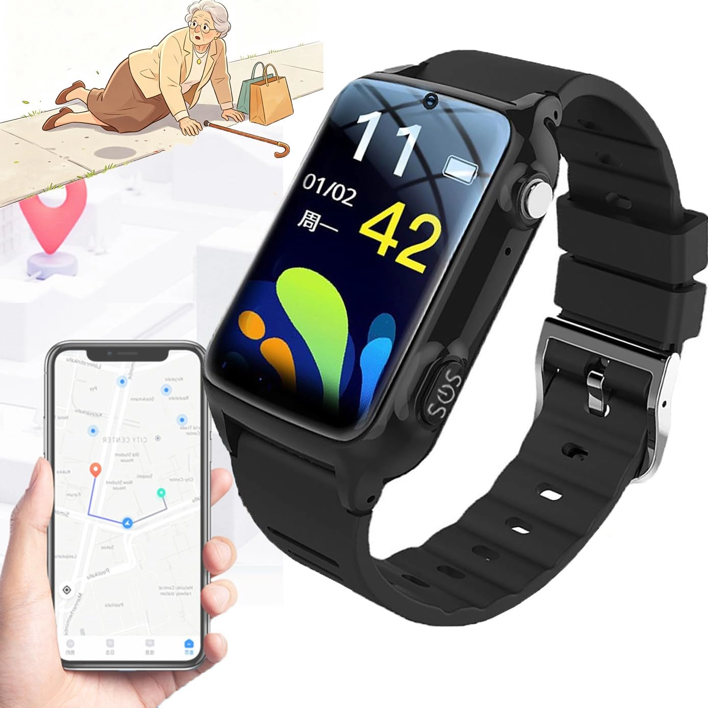 LISTaRSw Smartwatch LTE GPS