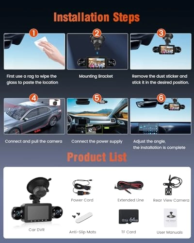 360° Car Dashcam - 1080P