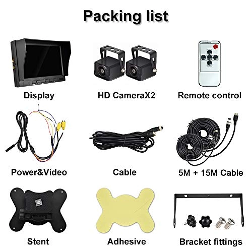 Reversing Camera Set with DVR - Night Vision Wired 1080P
