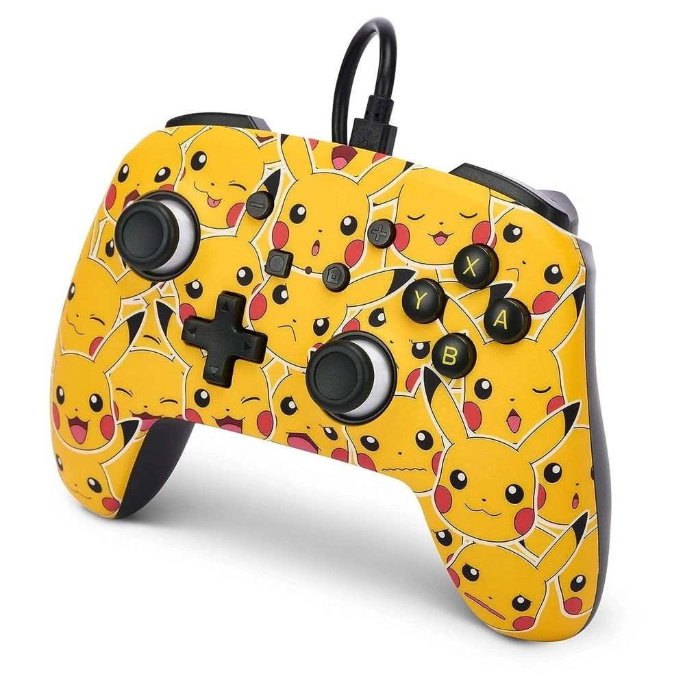 PowerA Nintendo Switch Enhanced Wired Controller Pikachu Moods