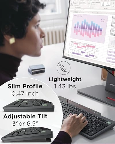 800 Self-Charging Bluetooth Keyboard - Wireless