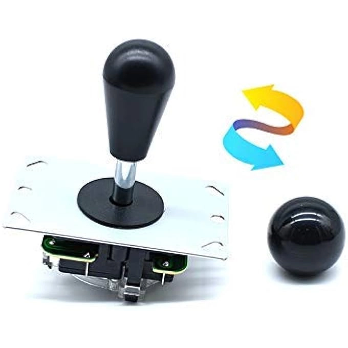 8 WAYS JOYSTICK + 18 HAPP PUSH BUTTONS - USB PC WINDOWS JAMMA MAME RASPBERRY PI 1 2 3