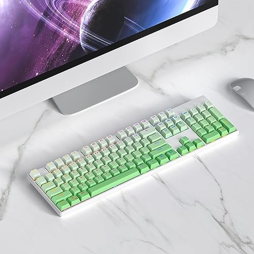 Gradient Color Keycaps - PBT Double Shot 104 Keys OEM Profile