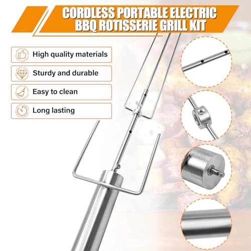 Rotisserie Grill Kit