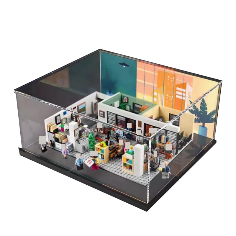 HCAEIOFJ Display Case (21336) - 35x30x15cm Black Bottom+background2