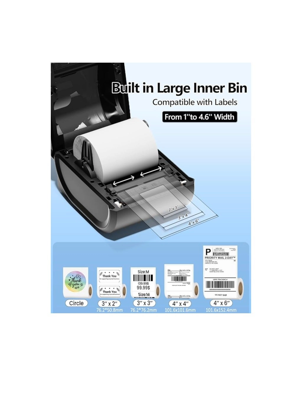 D520BT - Bluetooth thermal 117 millimeter