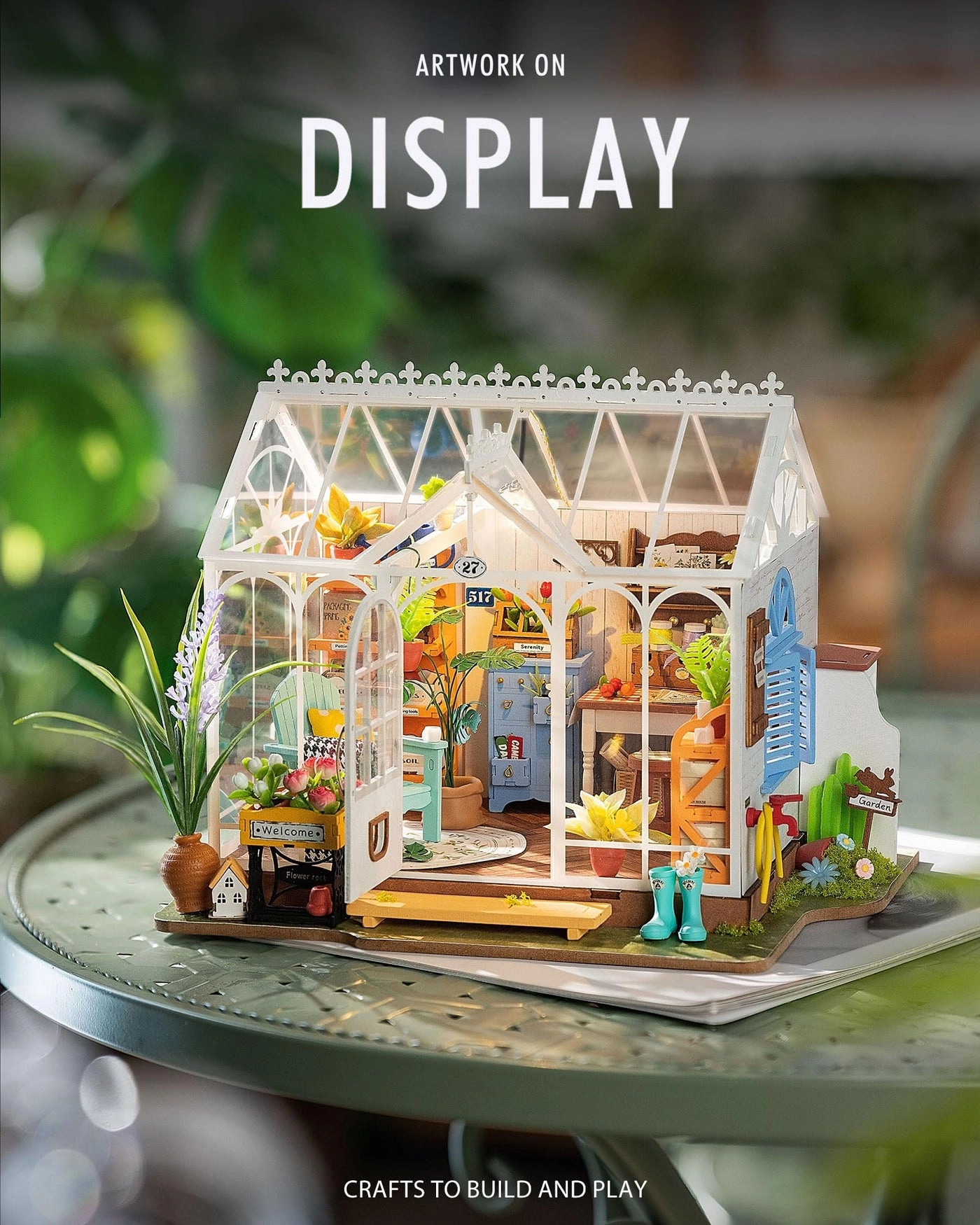 DIY Miniature Dollhouse Kit - Dreamy Garden