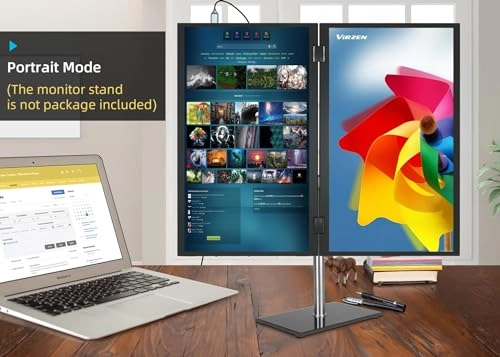 Triple Screen Portable Monitor - TS0417-B700ML-M934 15.6" 1080P FHD