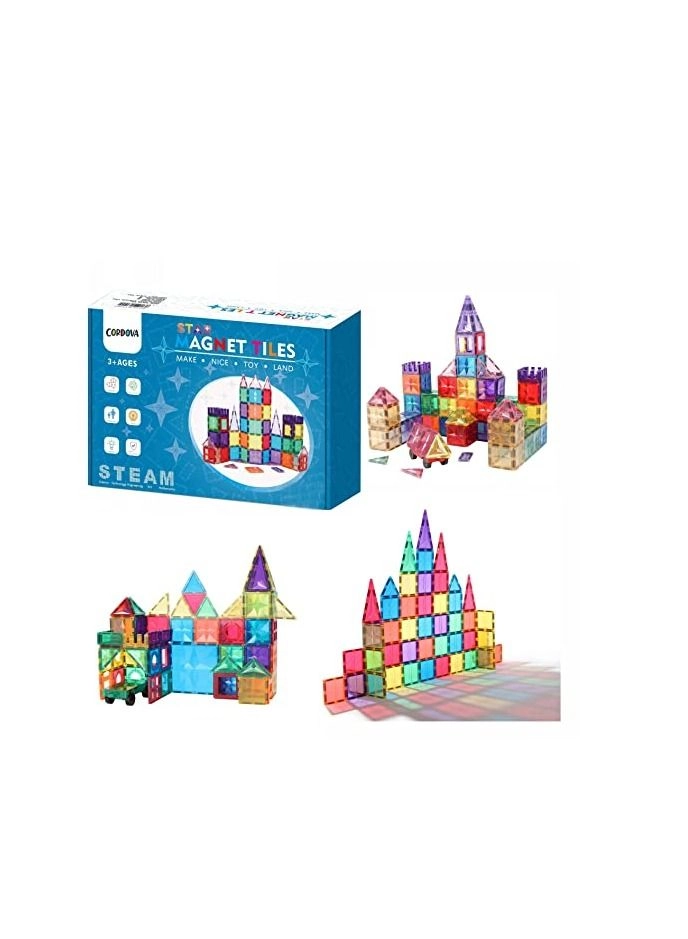3D Star Magnetic Tiles - 182 PCs