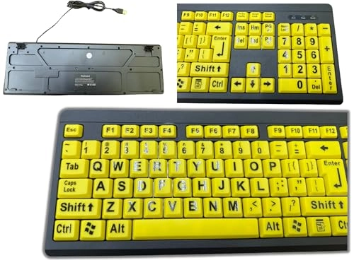 Large Print Computer Keyboard - US Wired