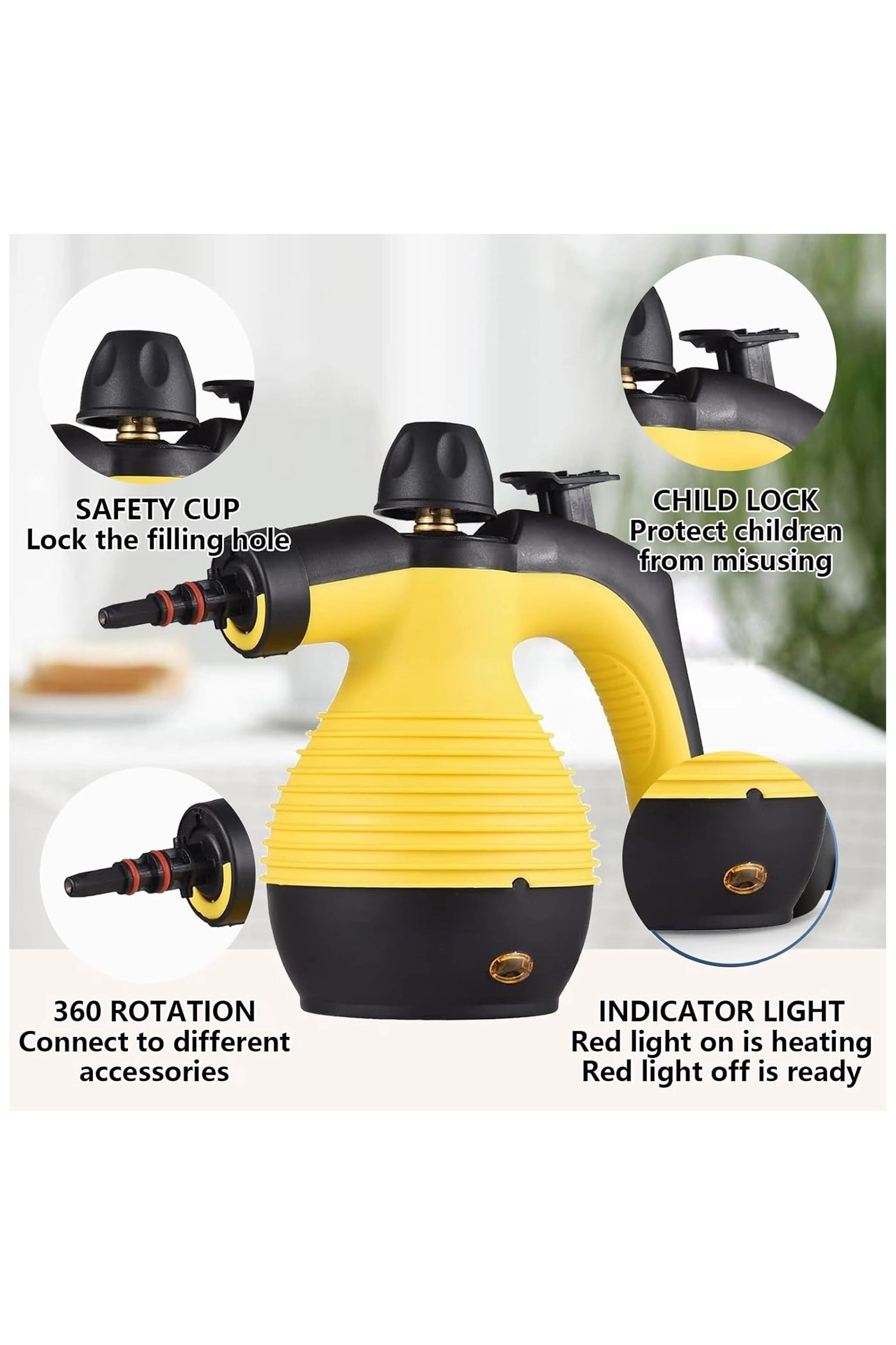 Handheld Steam Cleaner - 3.0bar 350ml