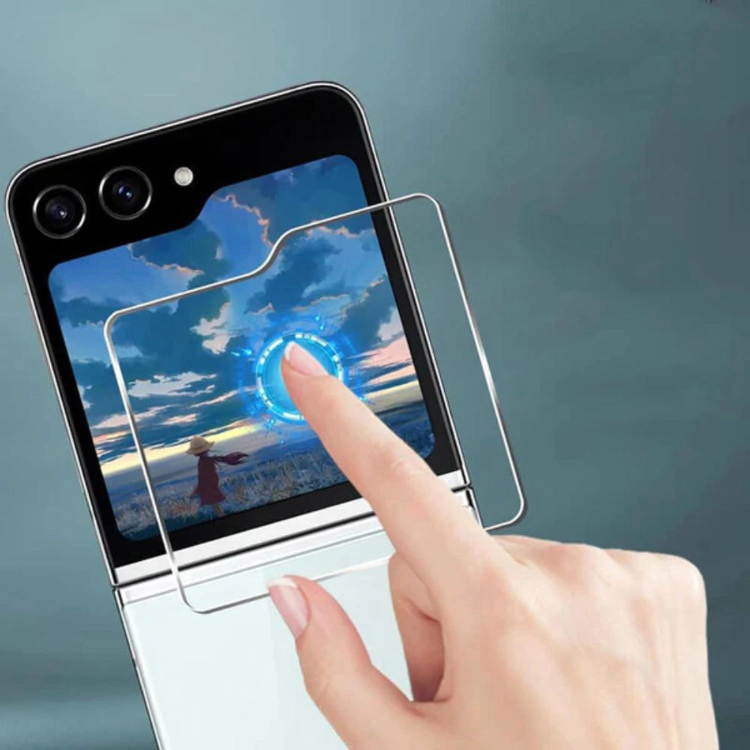 Clear Tempered Glass Screen Protector for Samsung Galaxy Z Flip7