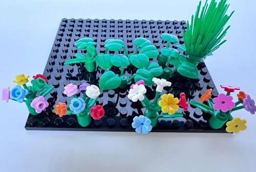 Classic Building Plant flowers - Robot 400 Pcs