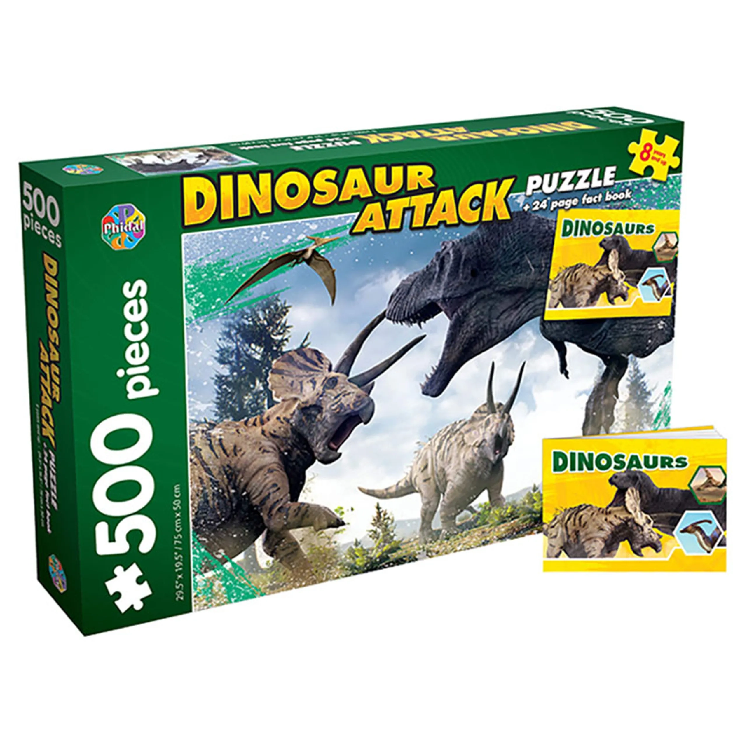 Phidal Dinosaurs Puzzle (HGT-2764353081) - 500 pcs