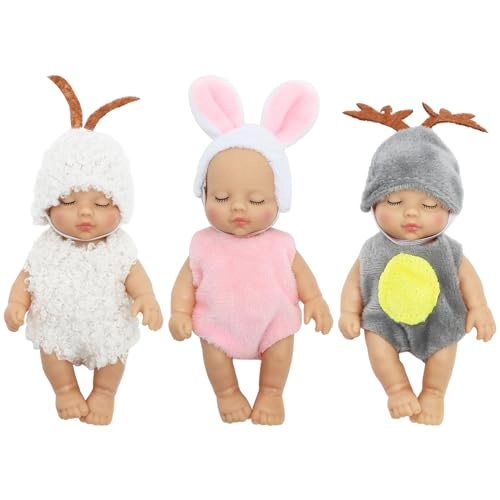 Mini Robots Car Toys - 3 Pieces Multicolor Set