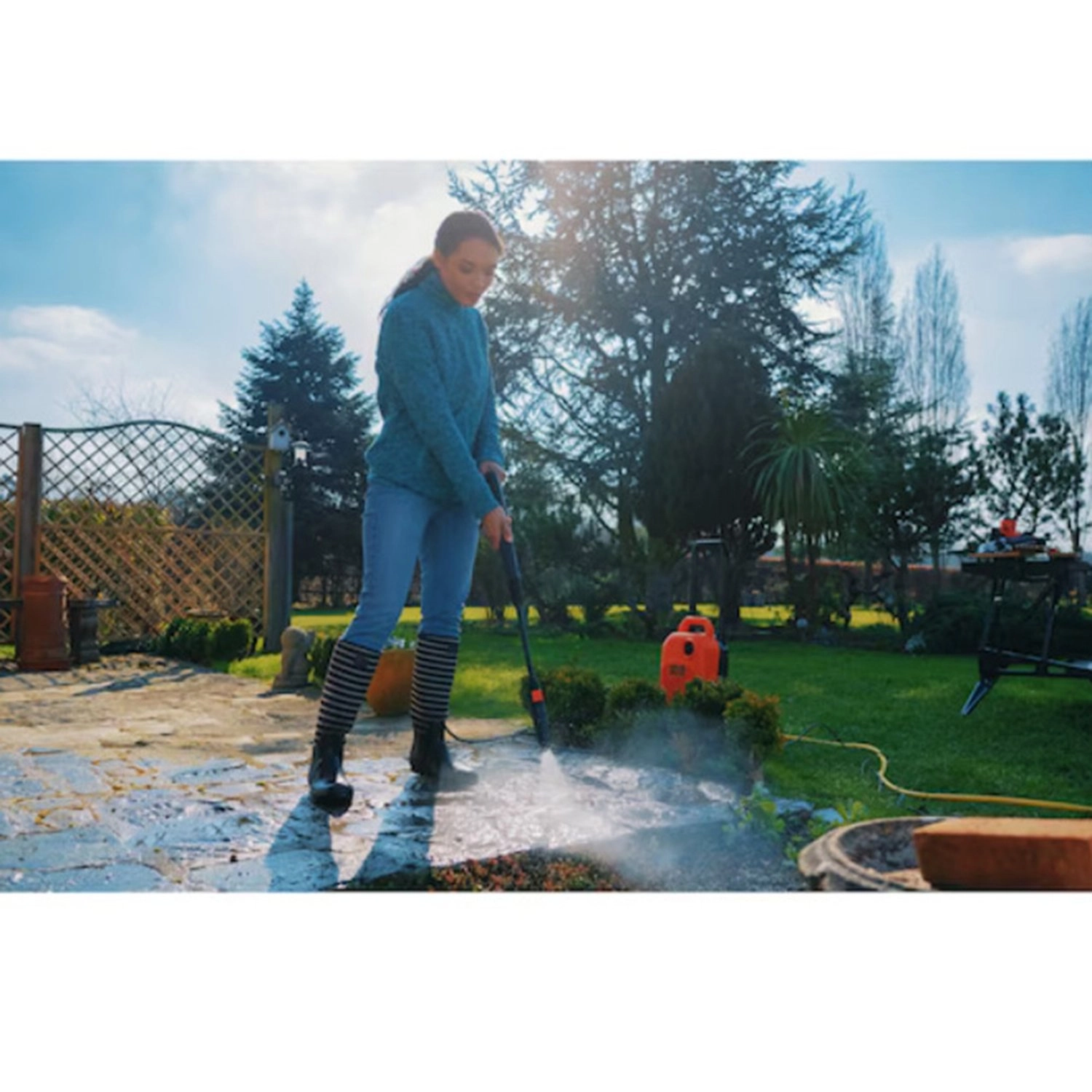 Pressure Washer - Hose reel