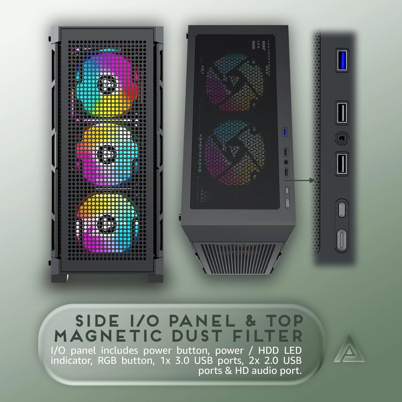 GDPROWH - 2 x Tempered Glass Panel Mid Tower