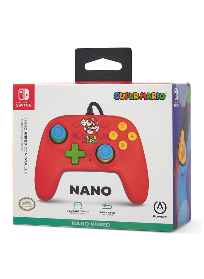 Nano Wired Controller - Red Nintendo Switch