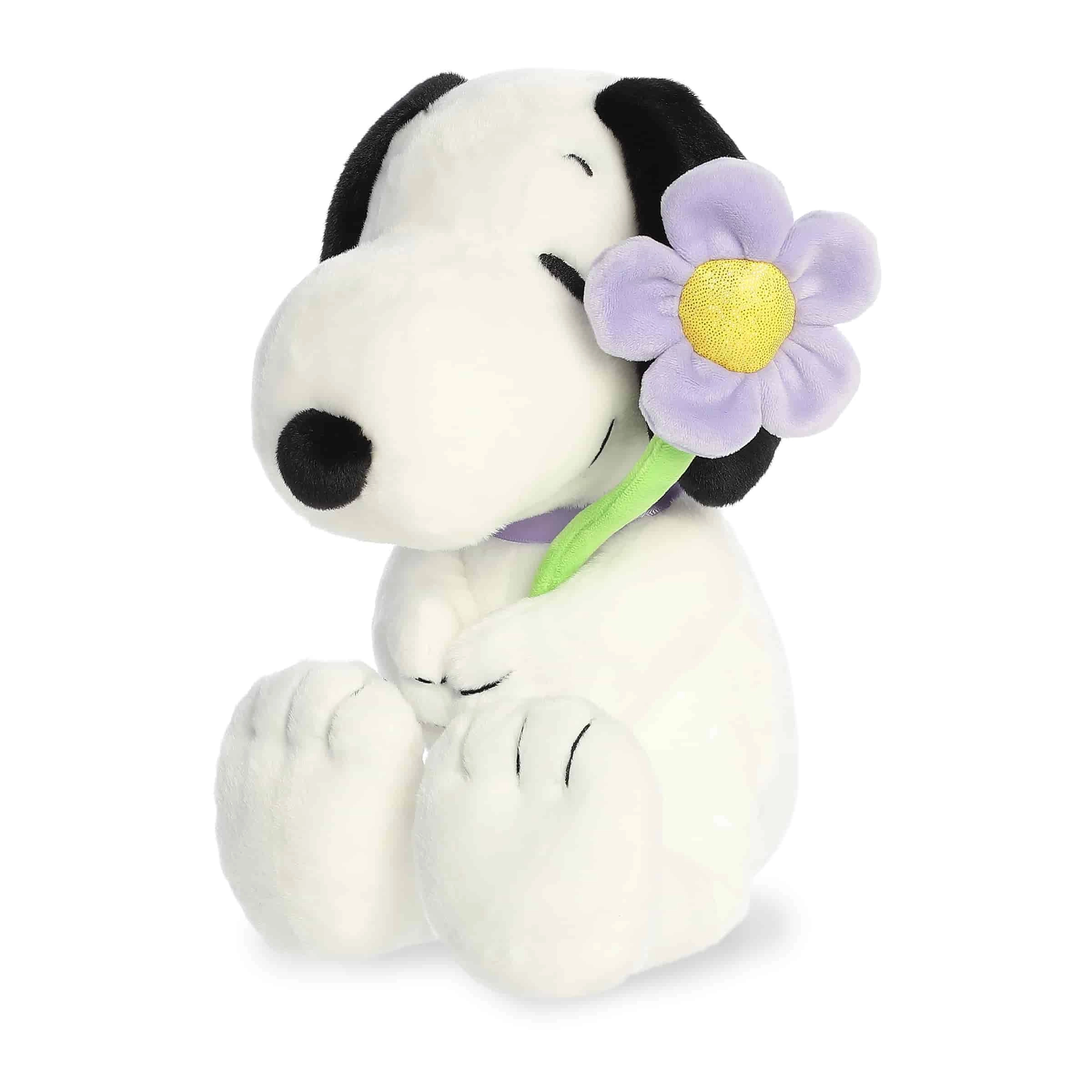 Aurora Peanuts - Snoopy Purple Flower - 23 cm