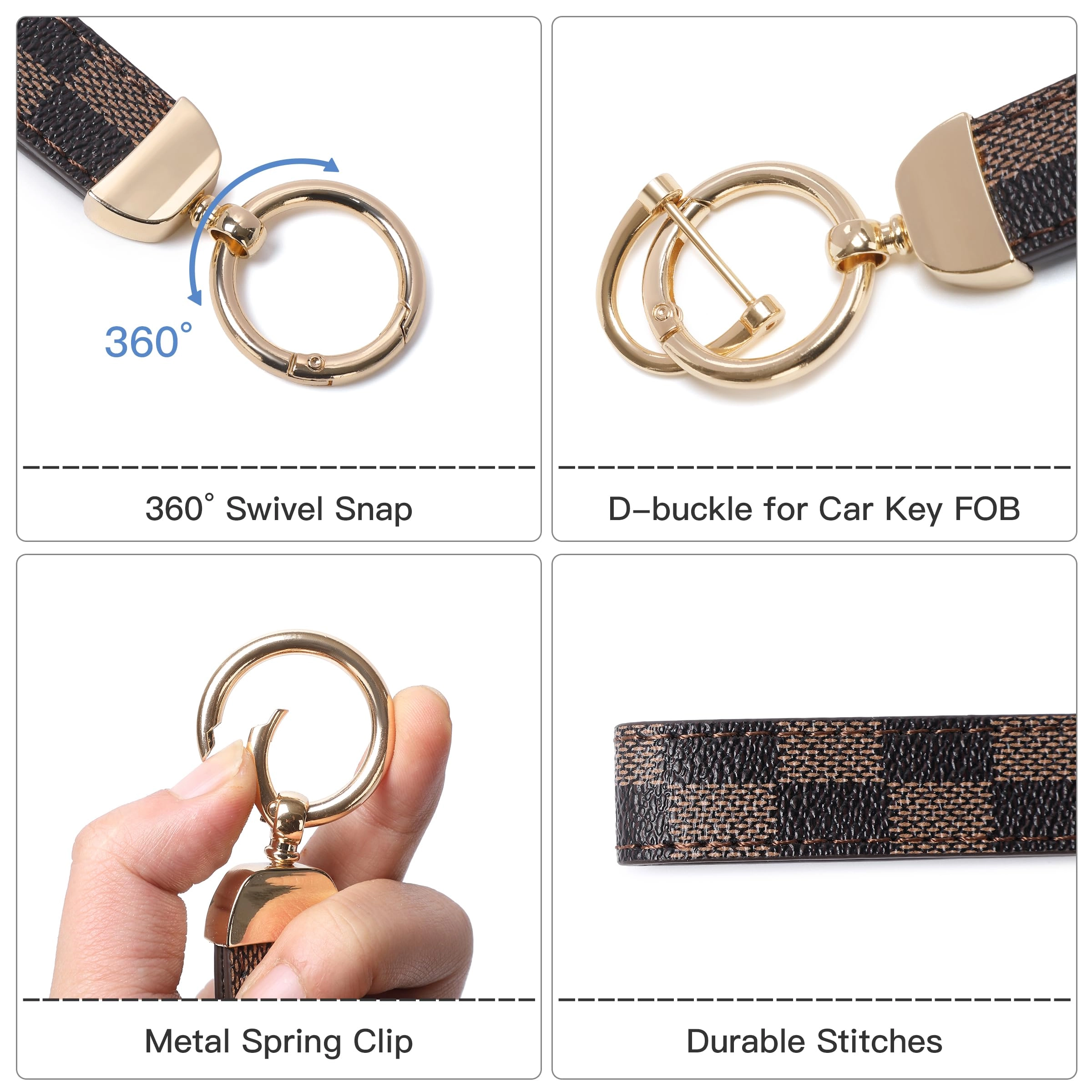 Leather Keychain - Character