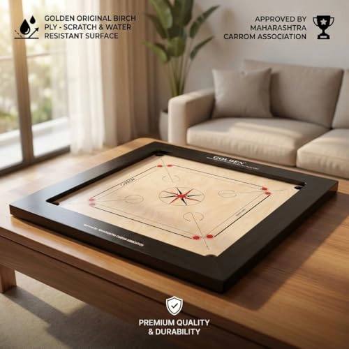 AAR-Kay Carrom Board - Vintage Plywood Champion