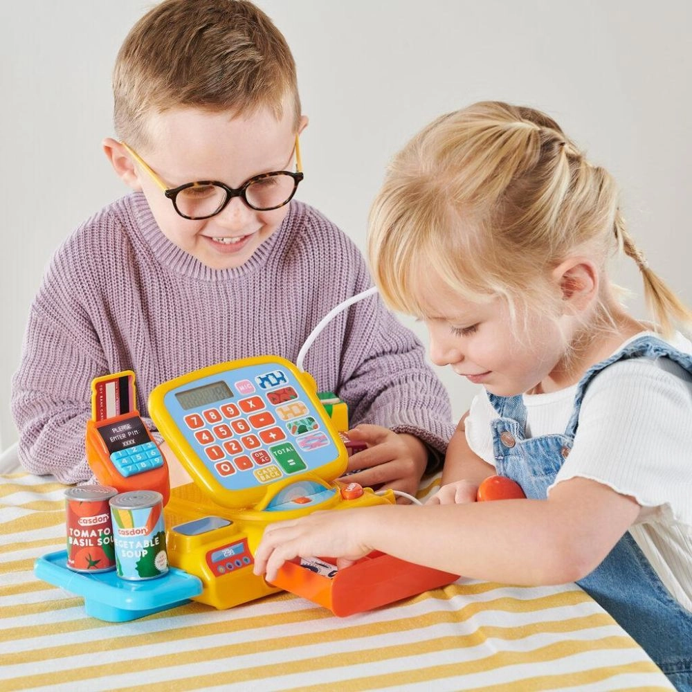 Cash Register Playset - working calculator play debit card (66450)