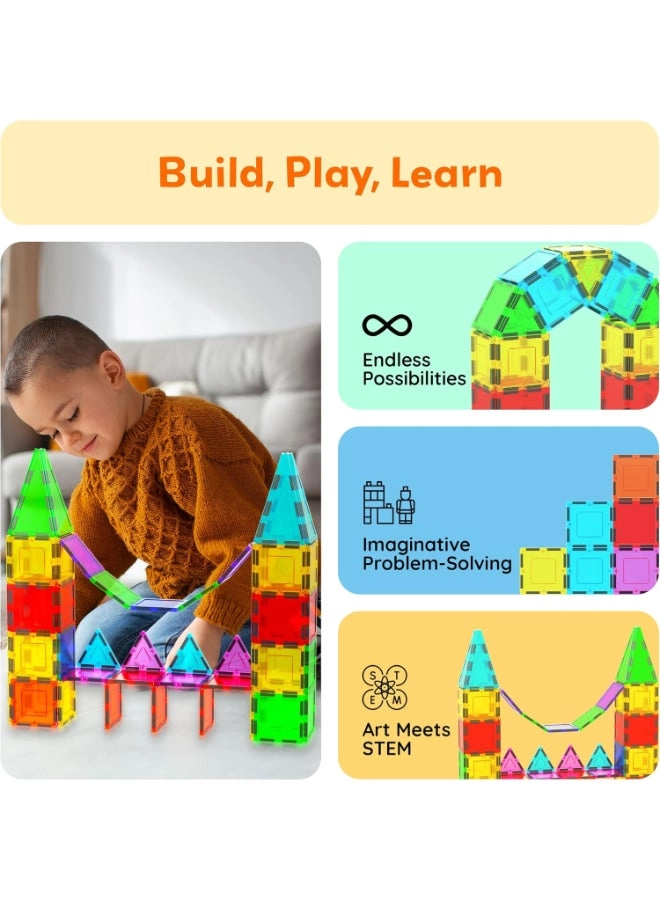Magnetic Building Block Set - 12pcs