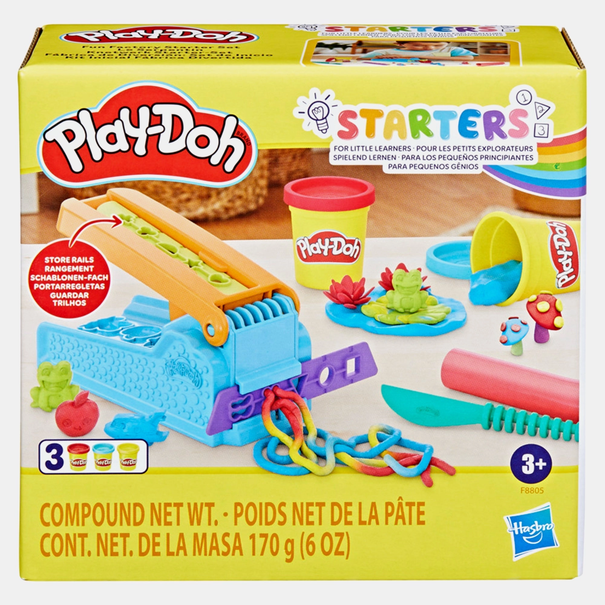 Play-Doh Fun Factory - Plastic Modeling Compound 351g 8pcs.