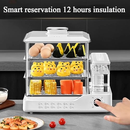 360° Steam Cycle Electric Food Steamer - 26L