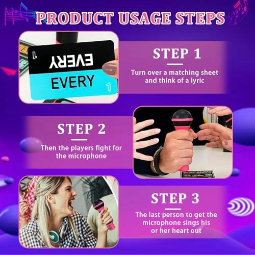 Grab That Mic Game - English 3 months and up