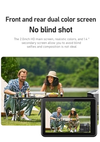 6K Dual Screen Action Camera - 6K 30FPS