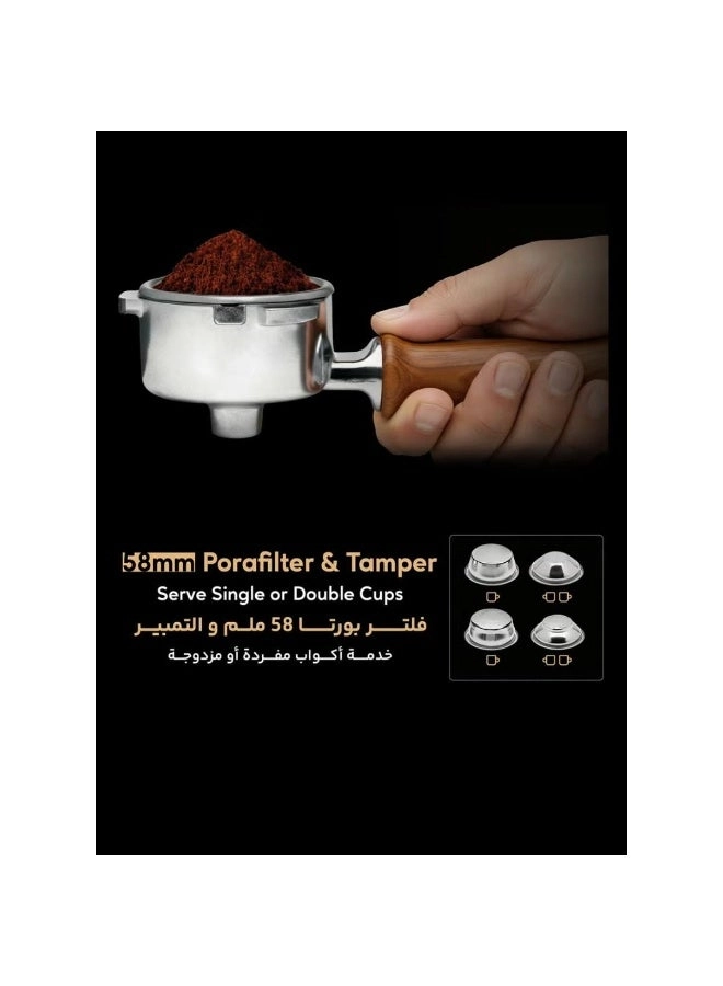 Eccellenza LPCFFCCM0090 - Dual Boiler Touchless Control 58mm Portafilter