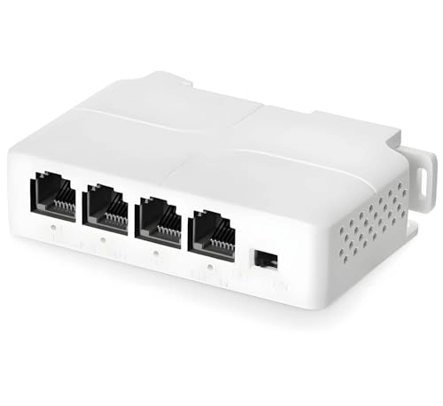 PoE Extender - 44-57 VDC 24W 3 PoE Out IEEE802.3af/at 100Mbps