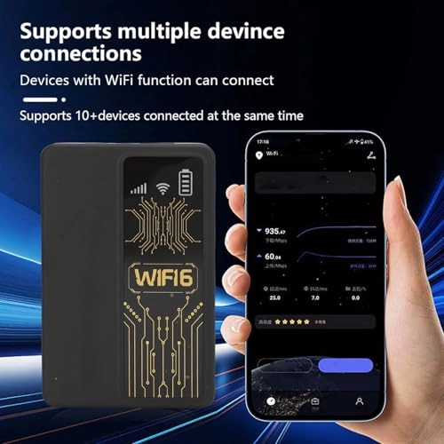 Portable WiFi Hotspot - 300Mbps WiFi 6
