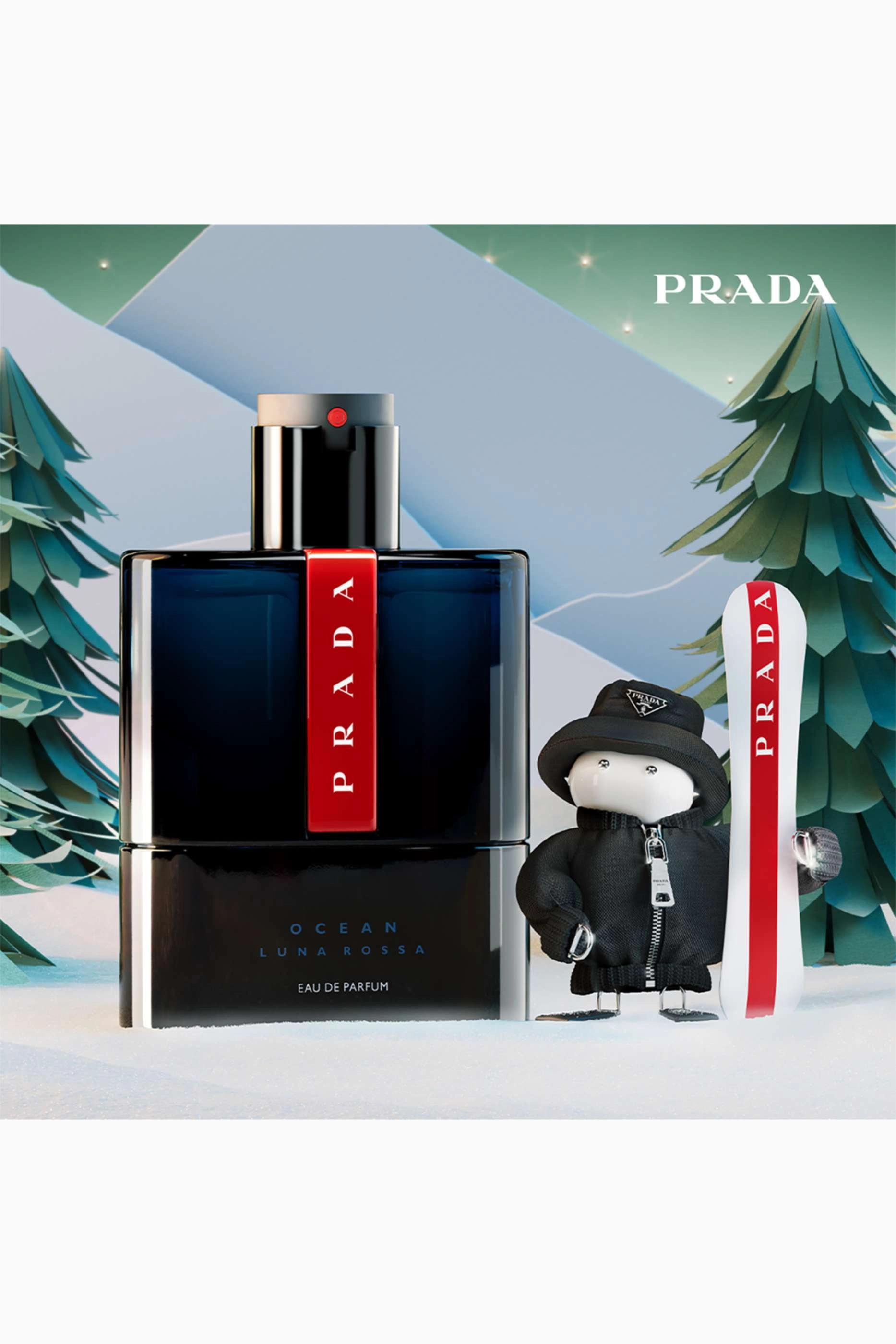 Luna Rossa Ocean Eau de Parfum - 100ml + Luna Rossa Travel Spray - 10ml