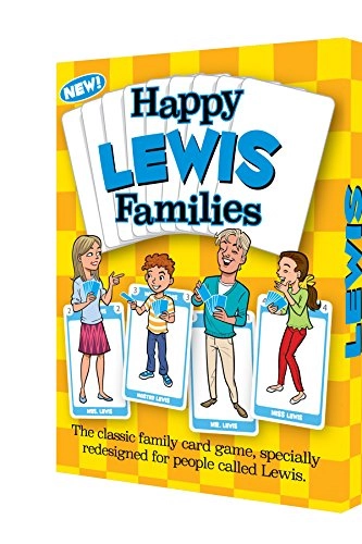 HAPPPY FAMILIES: Special Edition personalised for the Lewis family - Card Game