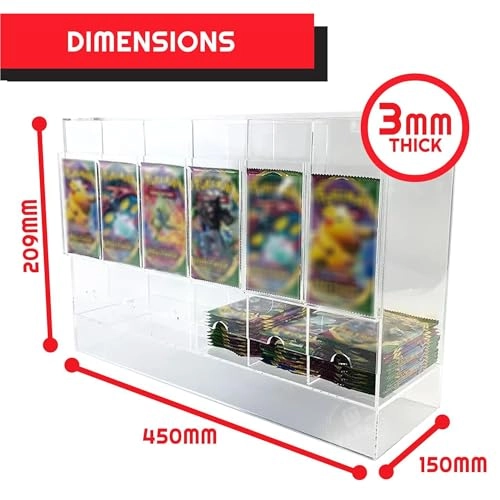 Acrylic Display Dispenser - 6-Slot