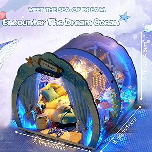 Miniature Dollhouse Kit - Sweet Home of Mermaid Princess 1:24 Scale