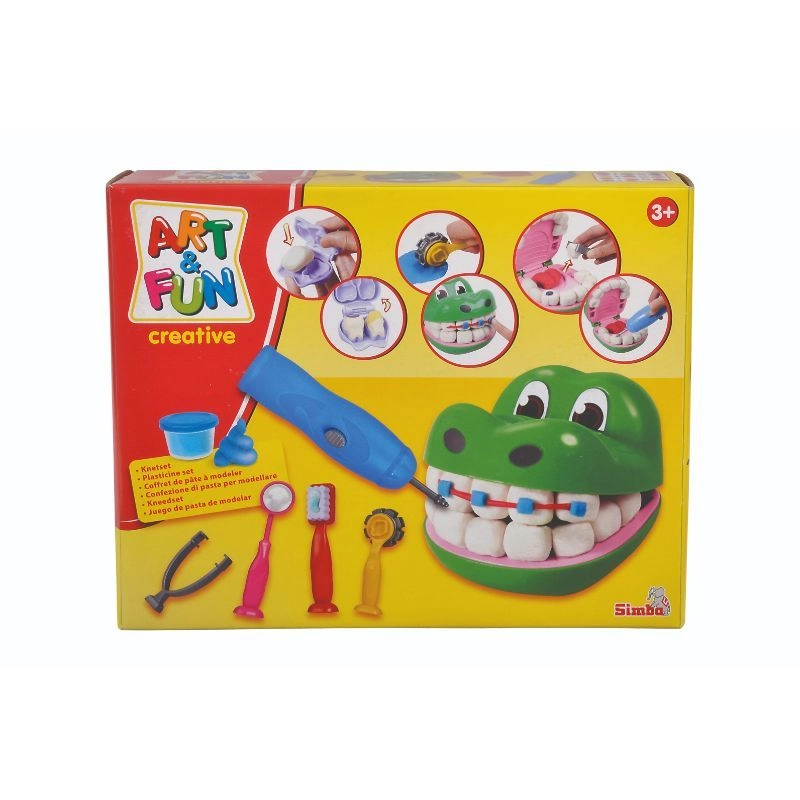 Simba A&F Dough Set Crocodile Dentist - 5 pcs. (STM-106324426)