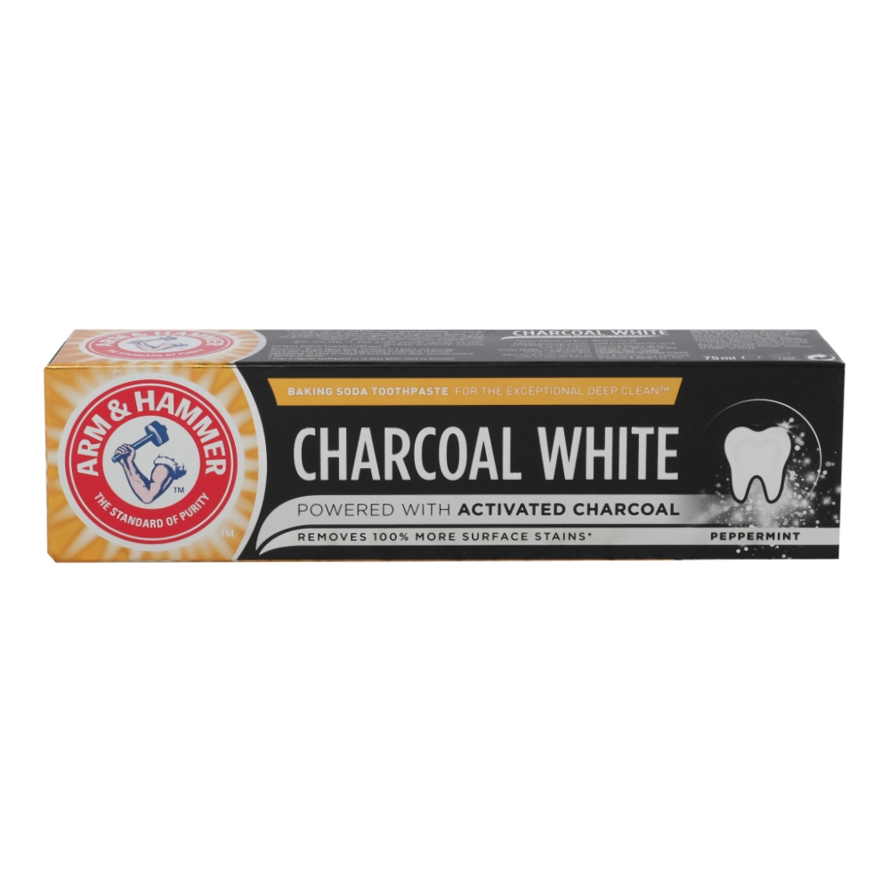 Arm & Hammer Charcoal White Activated Charcoal Toothpaste 75 ml