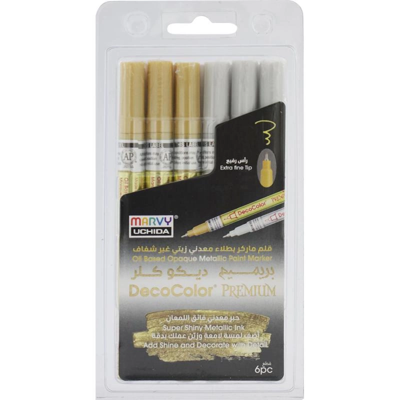 Marvy Uchida DecoColor - Assorted Color Round Tip