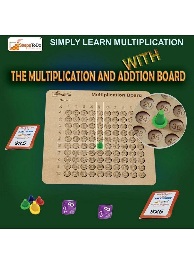 Multiplication And Addition Board Game