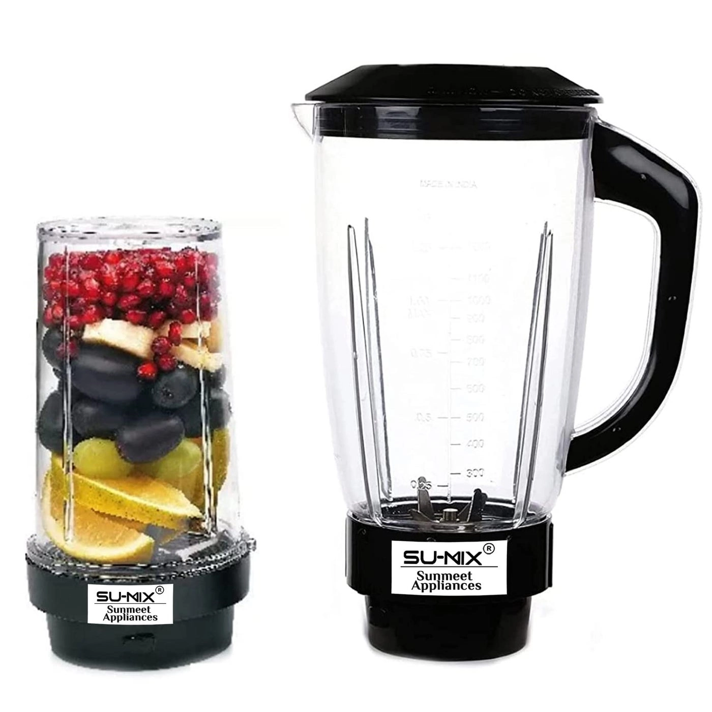 SUMIX Juicer Jar - 1500ML + Bullet Jar - 530ML
