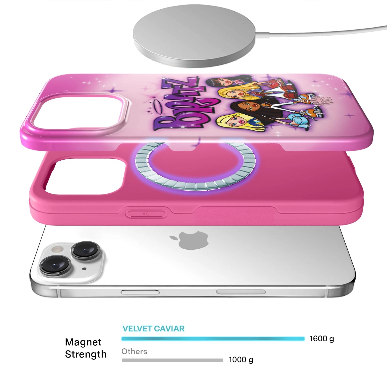 iPhone 15 Plus Case - Thermoplastic Polyurethane Basic Case with MagSafe for iPhone 15 Plus