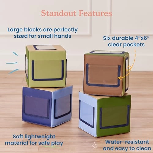 SoftZone Picture Me Blocks - 6 months - 3 years 4 pieces