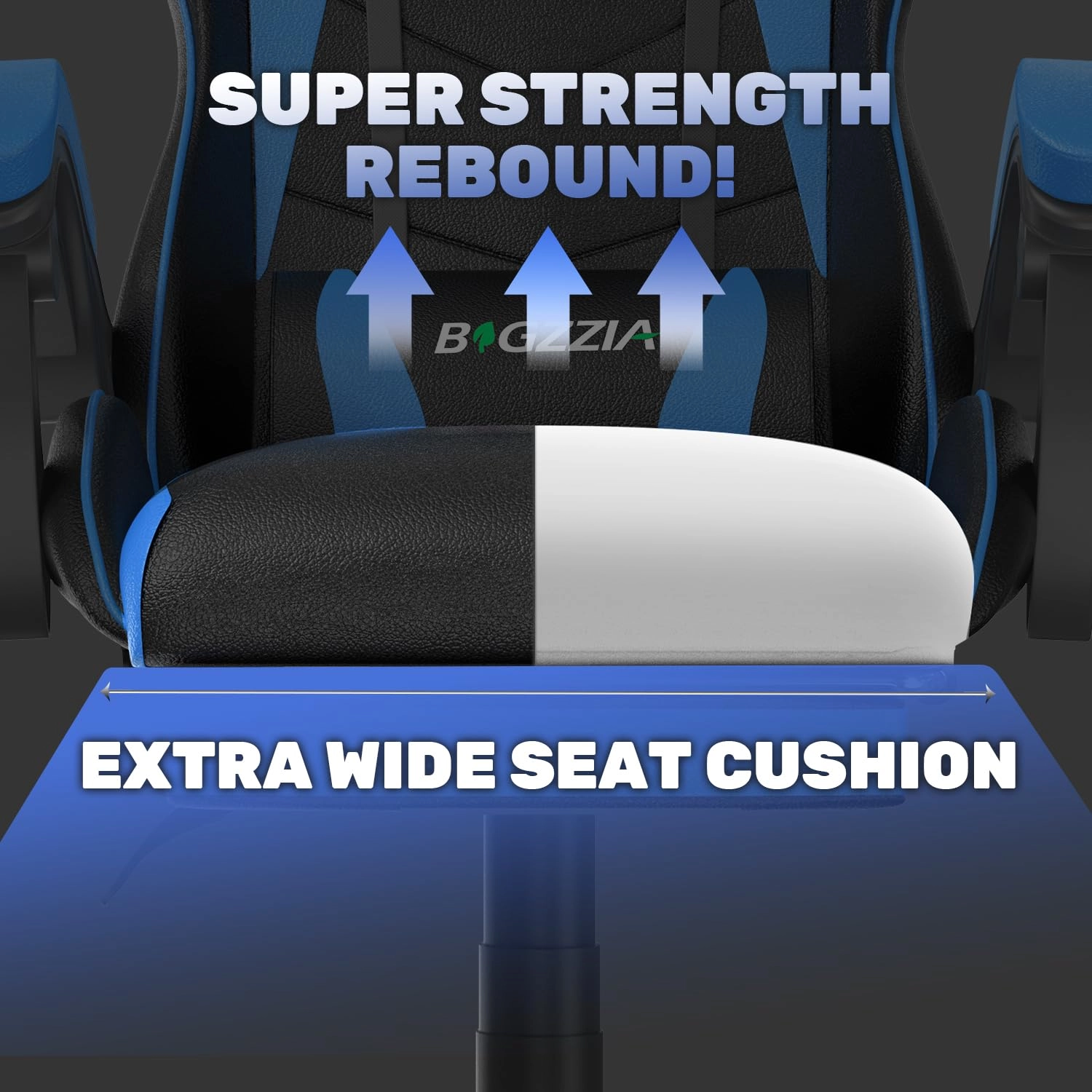 gaming chair - Red With Footrest