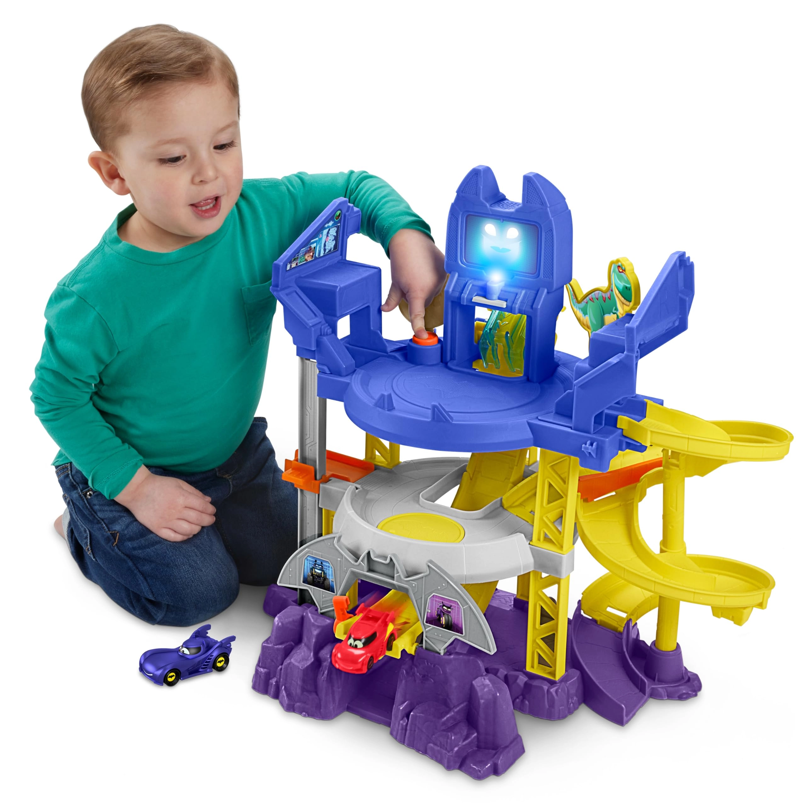 Fisher-Price DC Batwheels Toy Car Race Track Playset - 1:55