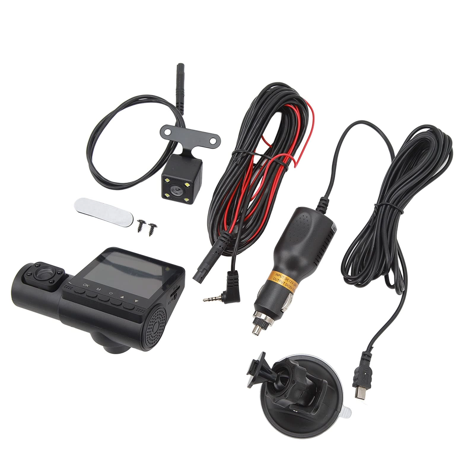 TOPINCN 3 Channel Dash Cam - 1080P