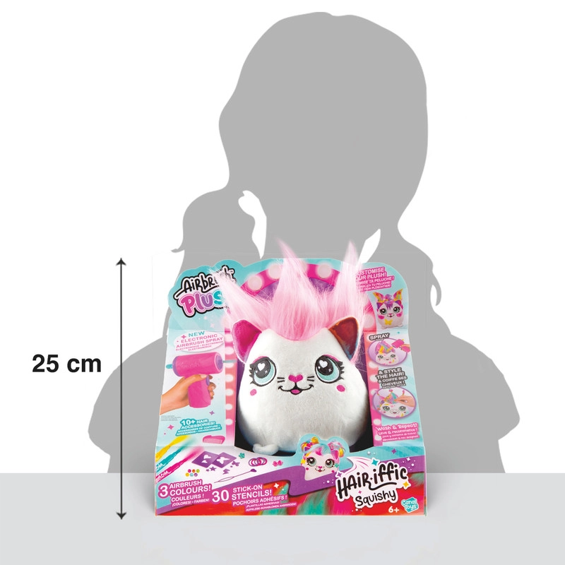 Hair'iffic Squish Pal Airbrush Plush Kit - 6+ years